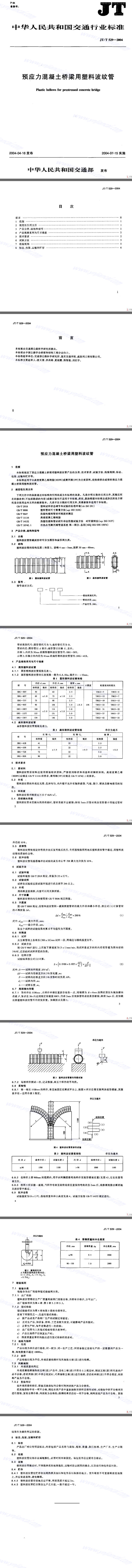 預(yù)應(yīng)力波紋管標準